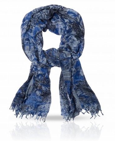 Палантин Женский W-VINTAGE.FLOW/BLU